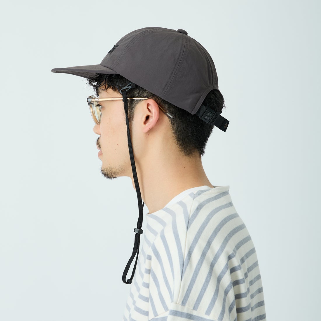 Marmot [マーモット] 別注 ブランドロゴ ロングビルキャップ [MTSS26UHG342IN-JF] CHARCOALット] 別注 ブランドロゴ ロングビルキャップ [MTSS26UHG342IN-JF] BLACK