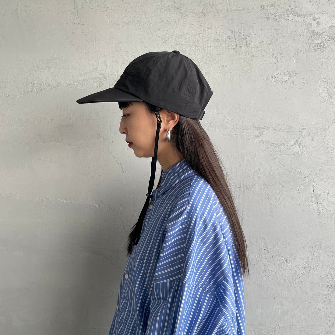 Marmot [マーモット] 別注 ブランドロゴ ロングビルキャップ [MTSS26UHG342IN-JF] BLACK