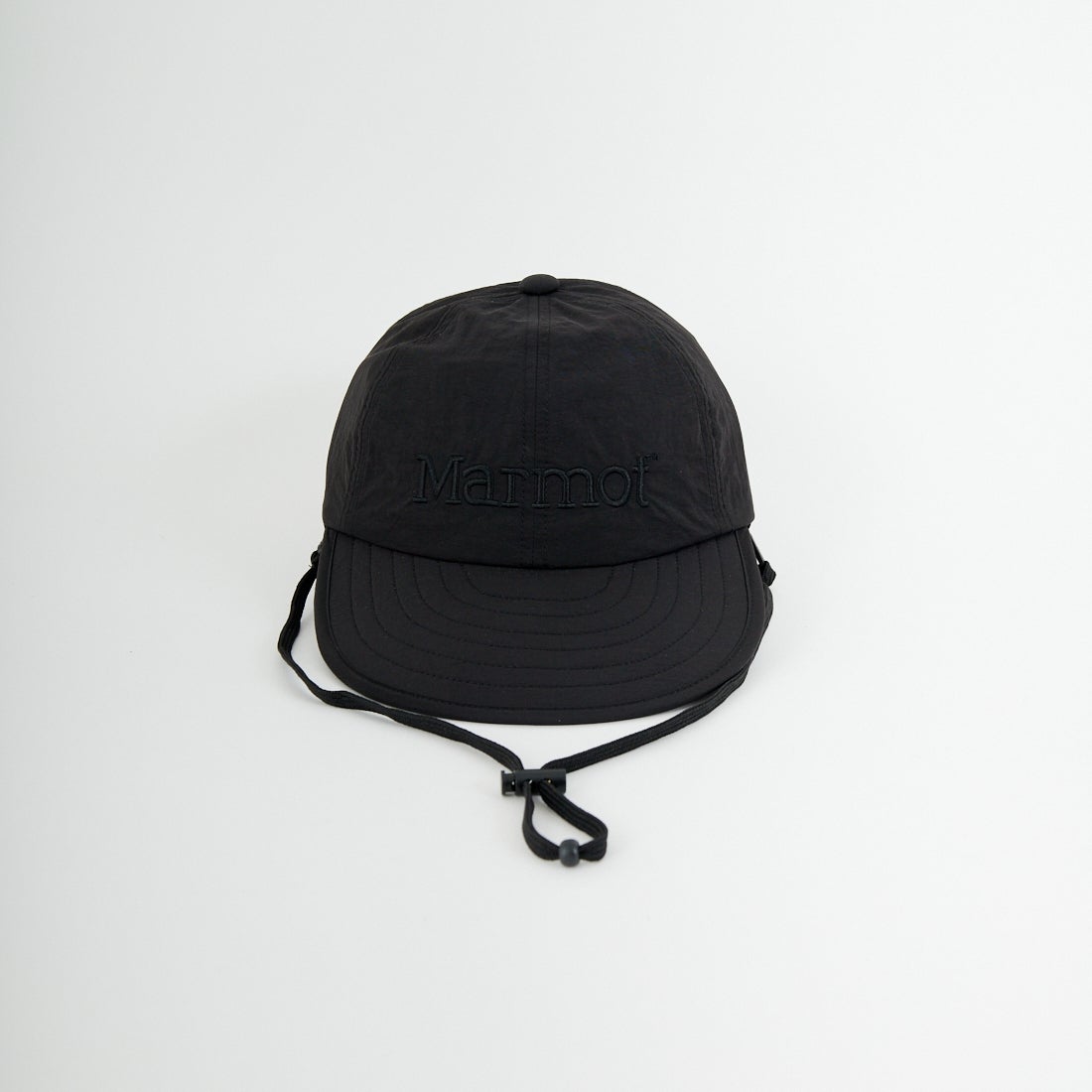 Marmot [マーモット] 別注 ブランドロゴ ロングビルキャップ [MTSS26UHG342IN-JF] BLACK
