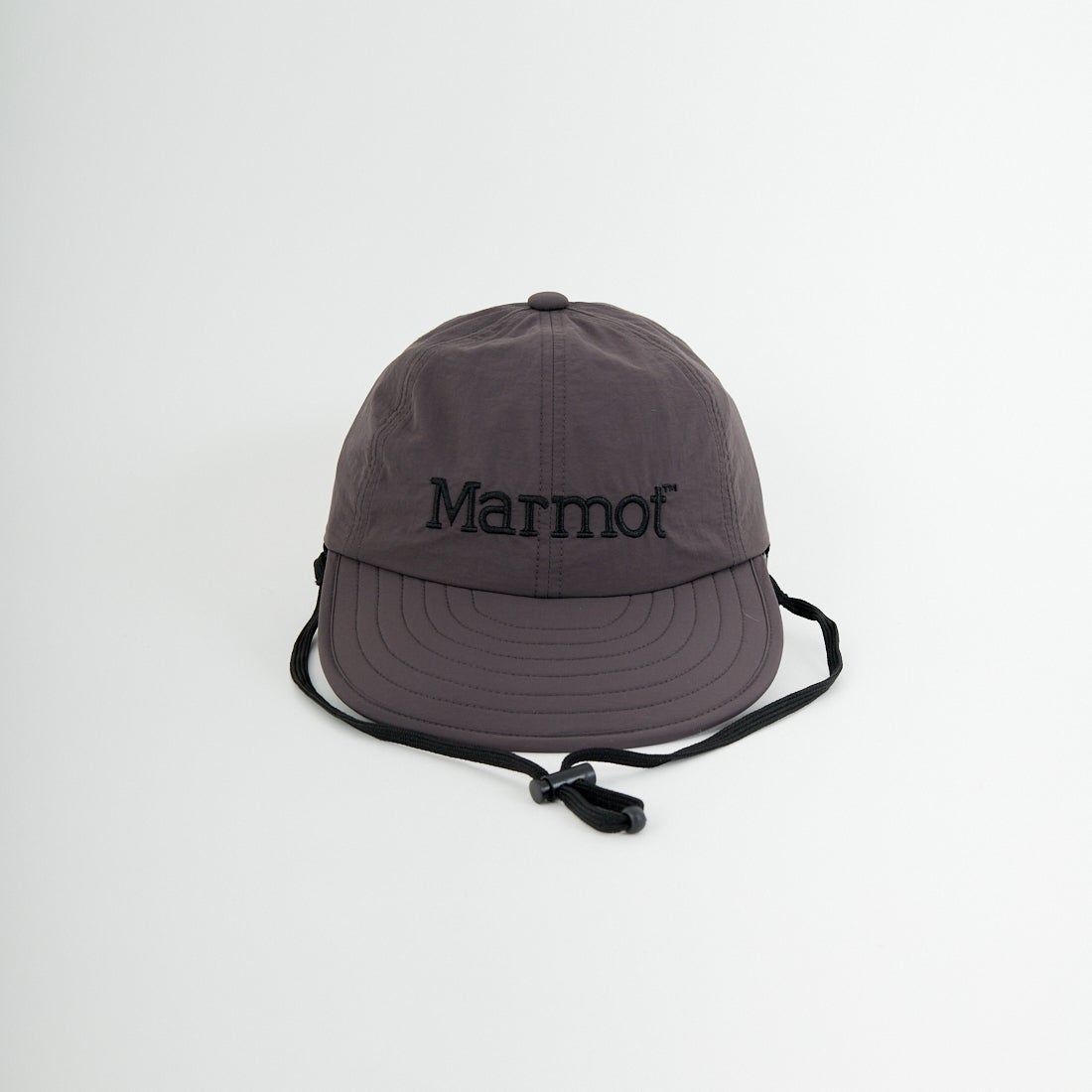 Marmot [マーモット] 別注 ブランドロゴ ロングビルキャップ [MTSS26UHG342IN-JF] CHARCOAL