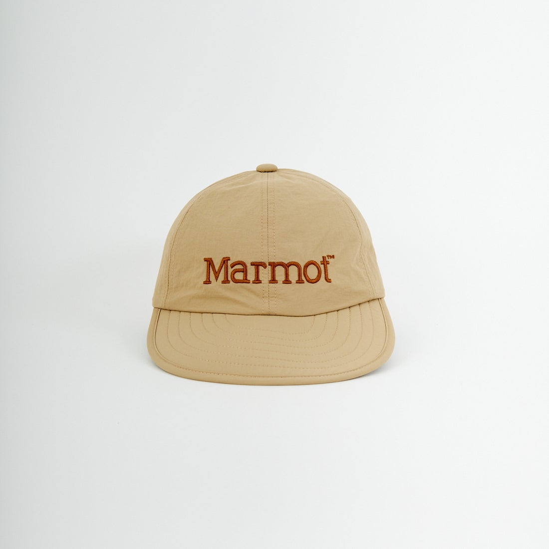 Marmot [マーモット] 別注 ブランドロゴ ロングビルキャップ [MTSS26UHG342IN-JF] LT.BEIGE