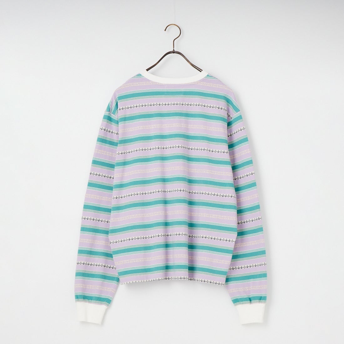 HELLO CALIF [ハローカリフ] エスニックボーダーTシャツ [661011] PURPLE