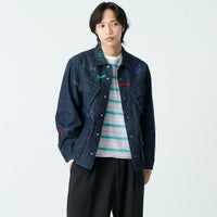 NAVY&&モデル身長：179cm 着用サイズ：M&&