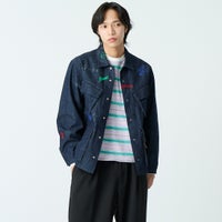 NAVY&&モデル身長：179cm 着用サイズ：M&&