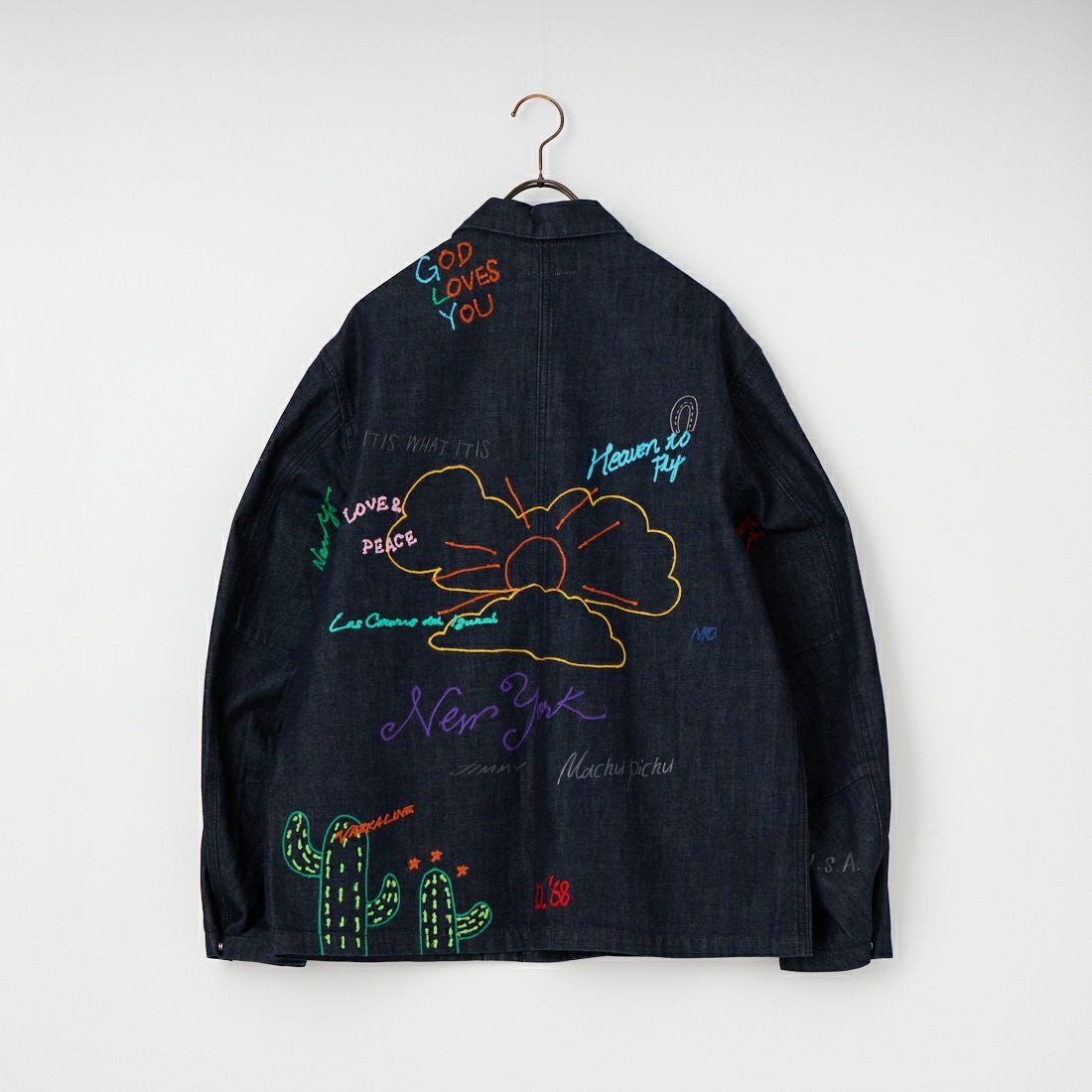 HELLO CALIF [ハローカリフ] デニムファティーグジャケット [661020] NAVY