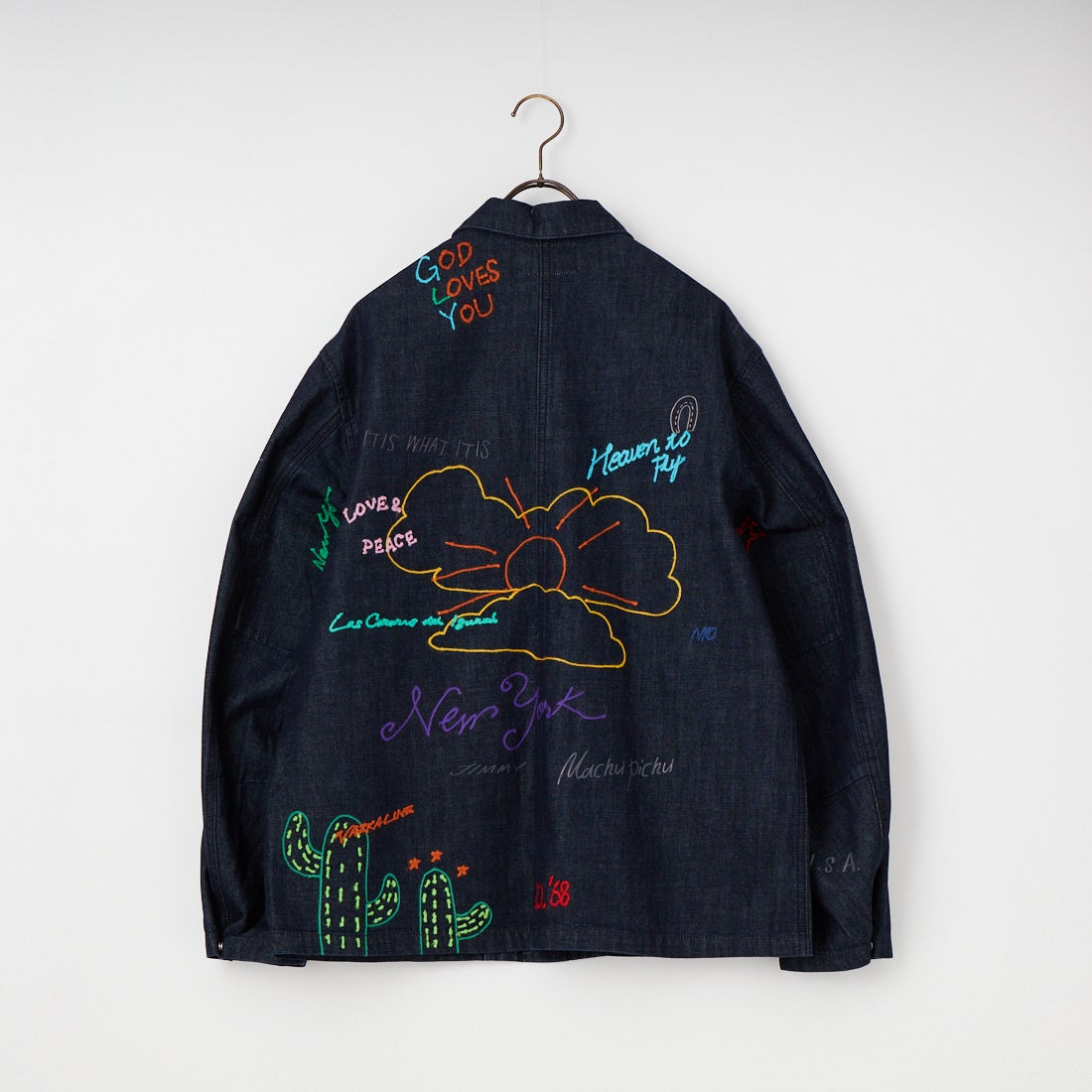 HELLO CALIF [ハローカリフ] デニムファティーグジャケット [661020] NAVY