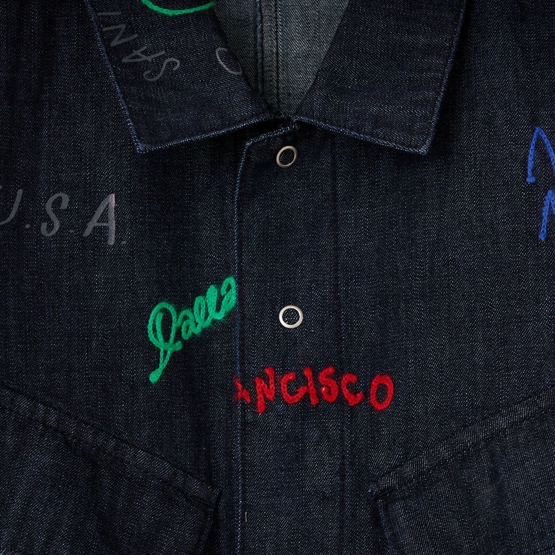 HELLO CALIF [ハローカリフ] デニムファティーグジャケット [661020] NAVY