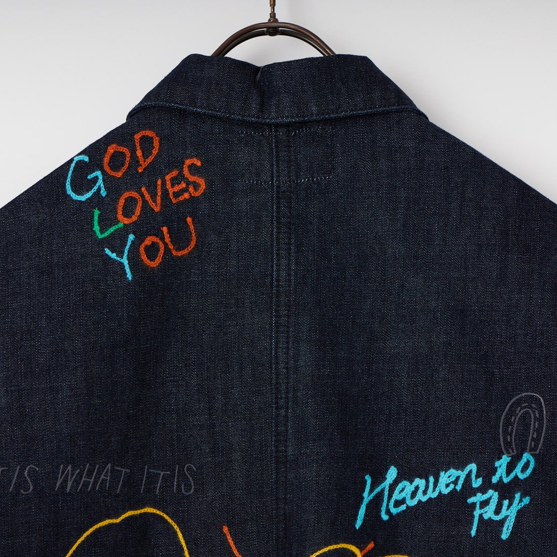 HELLO CALIF [ハローカリフ] デニムファティーグジャケット [661020] NAVY