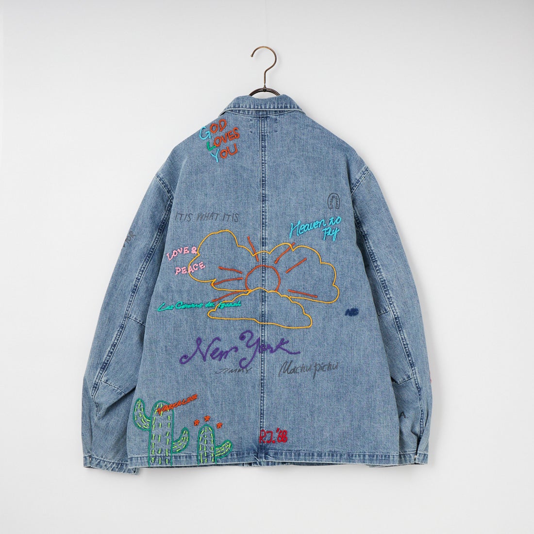 HELLO CALIF [ハローカリフ] デニムファティーグジャケット [661020] BLUE