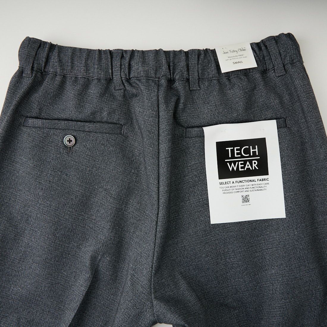 Jeans Factory Clothes [ジーンズファクトリークローズ] テックポンチ 1Pイージースラックス [JFC-262-001] 4G.CHK