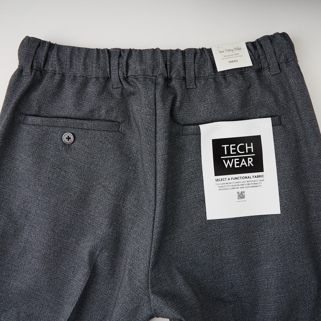 Jeans Factory Clothes [ジーンズファクトリークローズ] テックポンチ 1Pイージースラックス [JFC-262-001] 4G.CHK