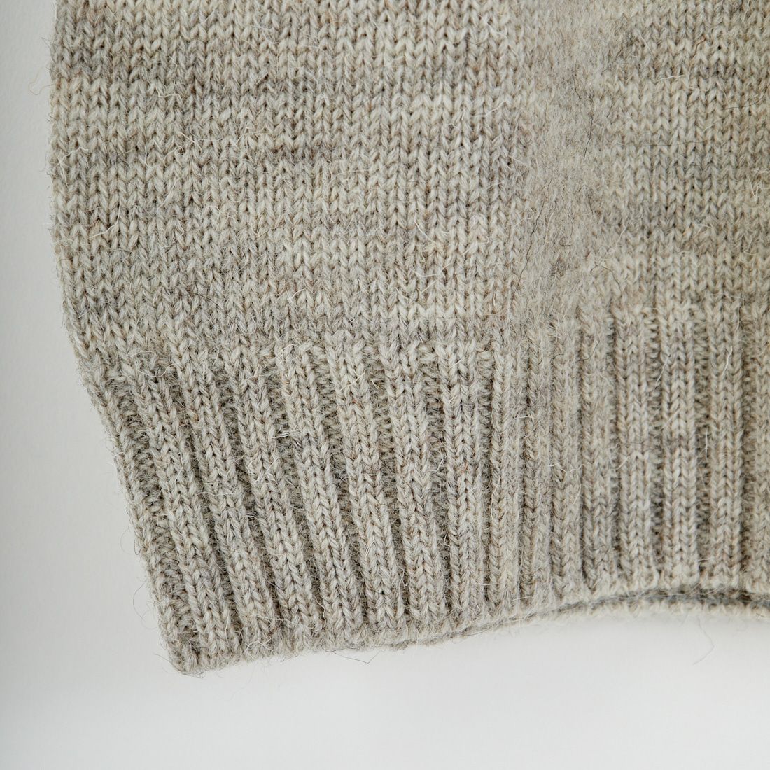 MARS KNITWEAR [マーズニットウェア] ブリティッシュウール フェアアイルセーター [MA242BW13031] 11 LT.GRAY
