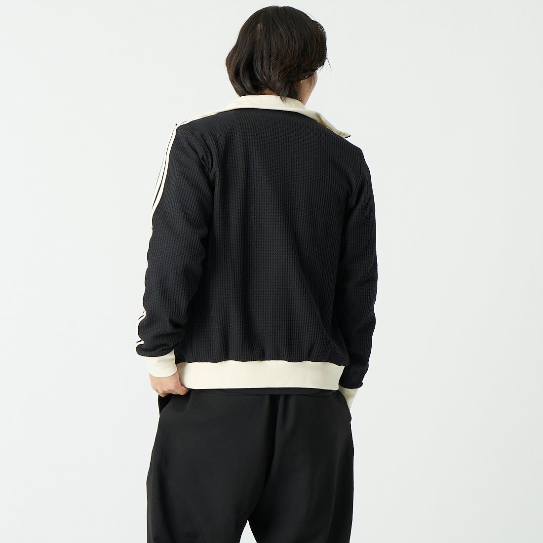 adidas Originals [アディダス オリジナルス] ワッフル クラシックトラックトップ [C4608] JW0110 &&モデル身長：179cm 着用サイズ：M&&