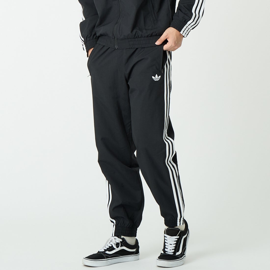 adidas Originals [アディダス オリジナルス] ファイヤーバード ウーブントラックパンツ [WX565] KE1371 &&モデル身長：179cm 着用サイズ：M&&