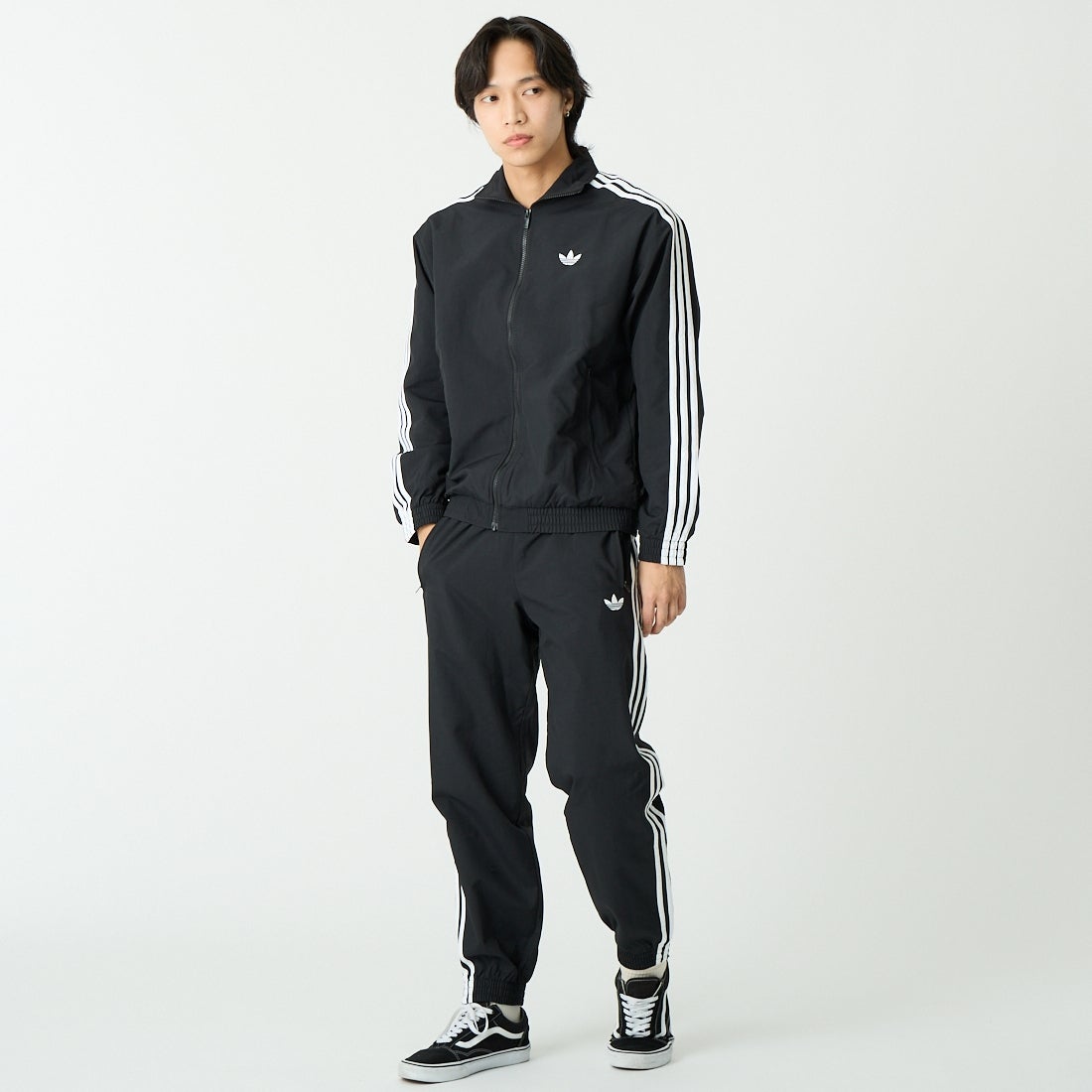 adidas Originals [アディダス オリジナルス] ファイヤーバード ウーブントラックパンツ [WX565] KE1371 &&モデル身長：179cm 着用サイズ：M&&