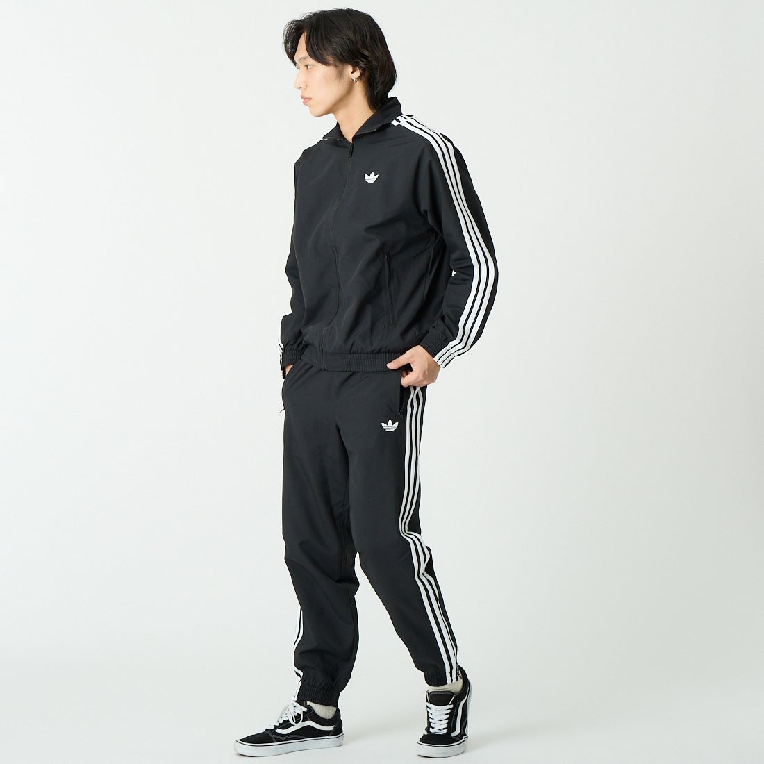 adidas Originals [アディダス オリジナルス] ファイヤーバード ウーブントラックパンツ [WX565] KE1371 &&モデル身長：179cm 着用サイズ：M&&