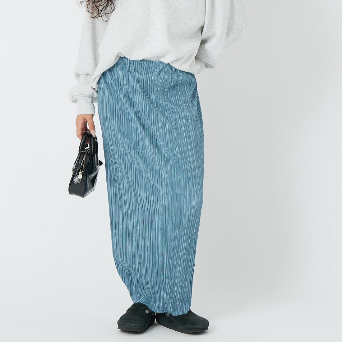 ﾌﾞﾙｰｸﾞﾚｰ&&モデル身長：162cm 着用サイズ：2&&