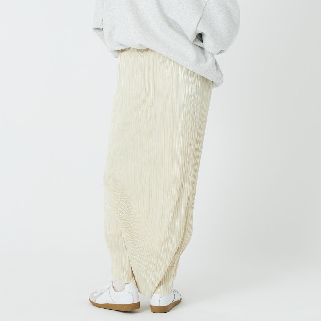 Jeans Factory Clothes [ジーンズファクトリークローズ] プリーツタイトスカート [61286566] ｱｲﾎﾞﾘｰ &&モデル身長：162cm 着用サイズ：2&&