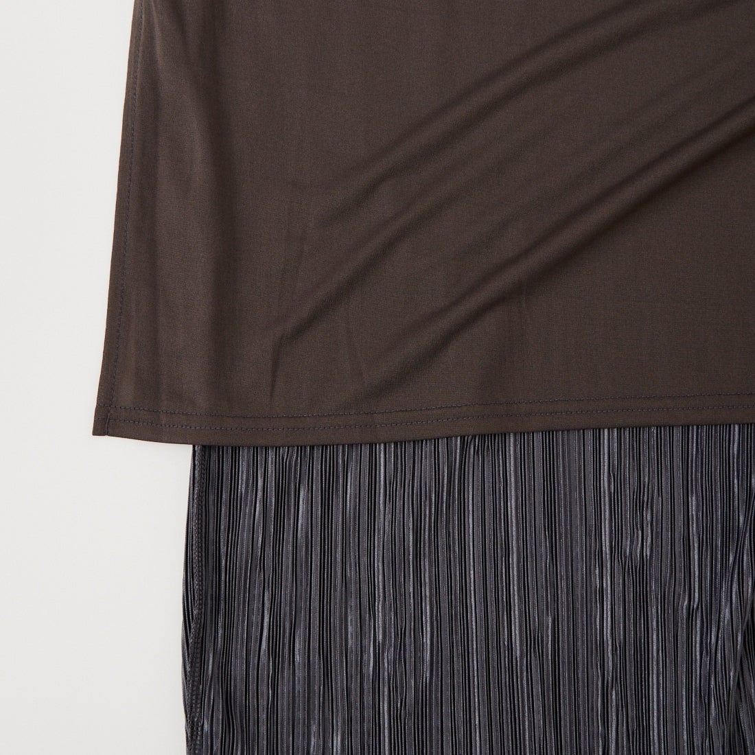 Jeans Factory Clothes [ジーンズファクトリークローズ] プリーツタイトスカート [61286566] ﾁｬｺｰﾙ