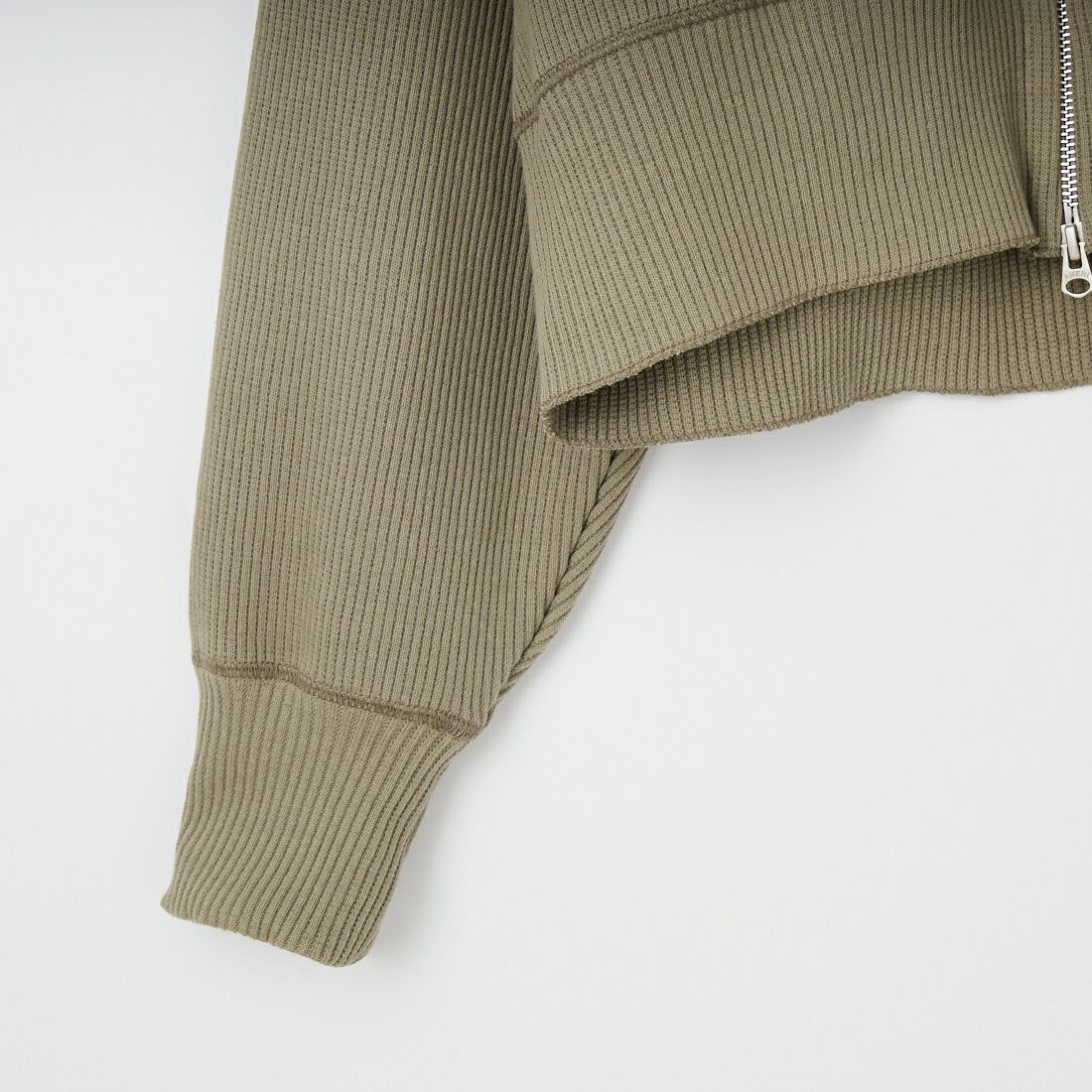 Americana [アメリカーナ] ヴィンテージリブ クロップドブルゾン [BRF-790A] ｸﾞﾚｰｼﾞｭ