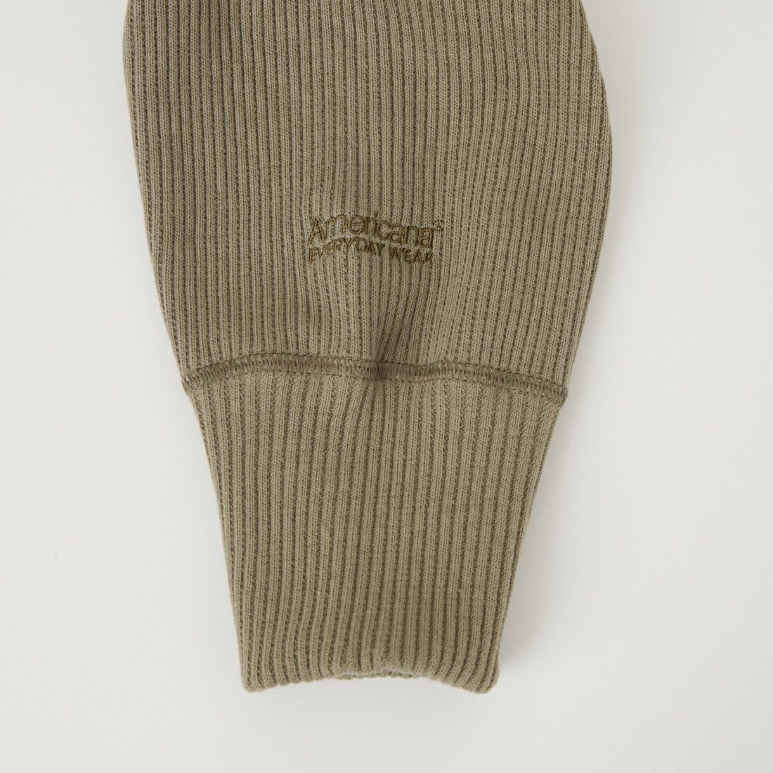 Americana [アメリカーナ] ヴィンテージリブ クロップドブルゾン [BRF-790A] ｸﾞﾚｰｼﾞｭ