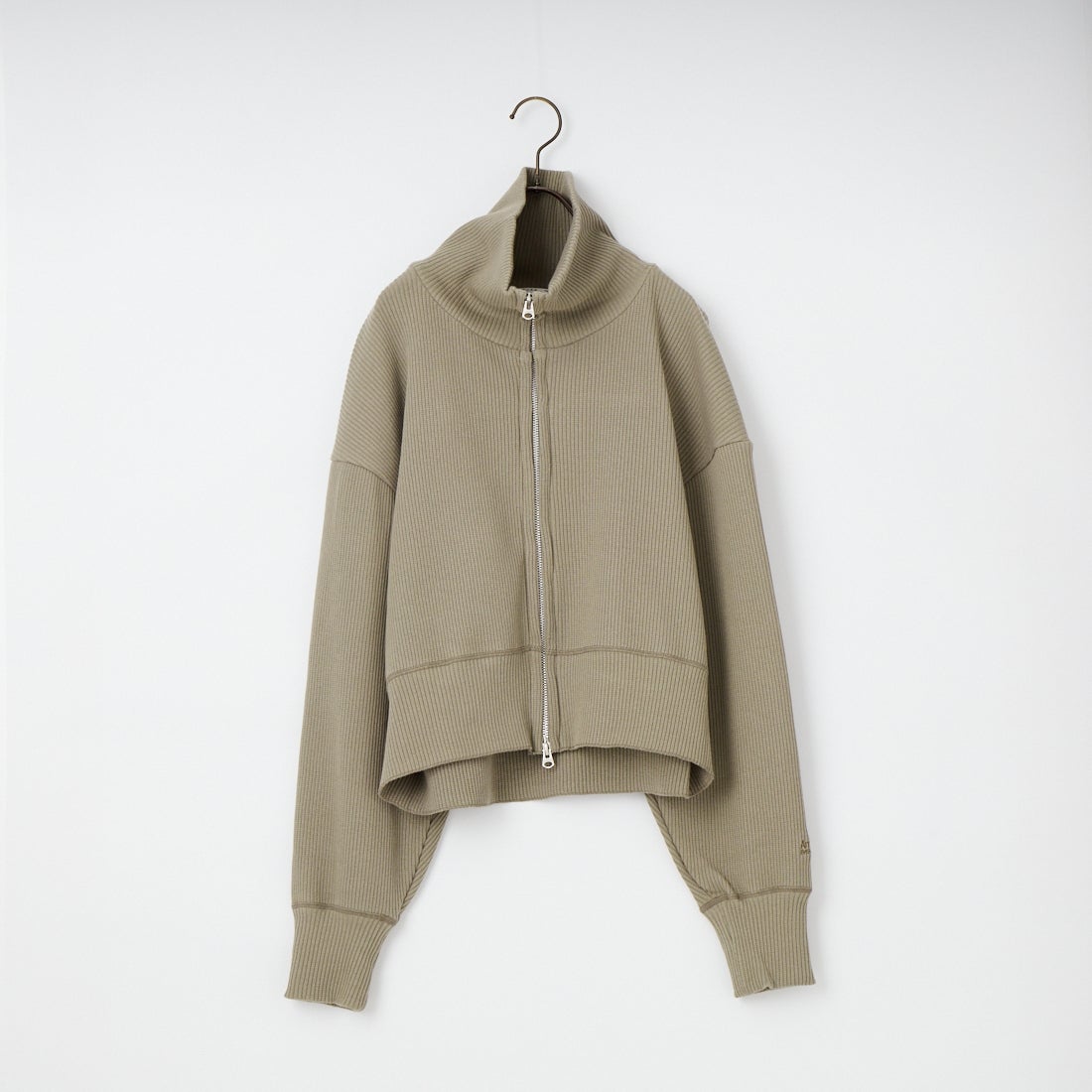 Americana [アメリカーナ] ヴィンテージリブ クロップドブルゾン [BRF-790A] ｸﾞﾚｰｼﾞｭ