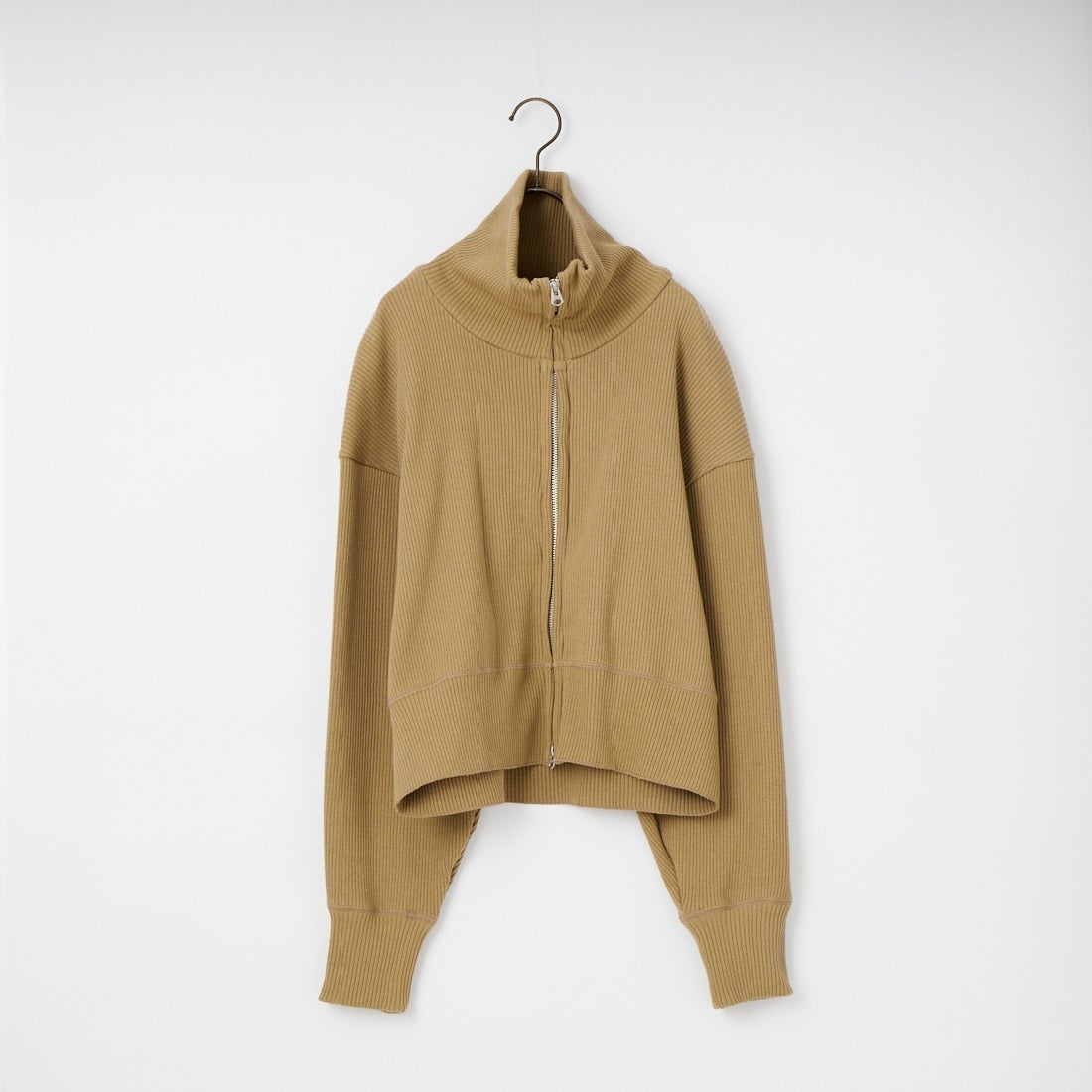 Americana [アメリカーナ] ヴィンテージリブ クロップドブルゾン [BRF-790A] ﾍﾞｰｼﾞｭ