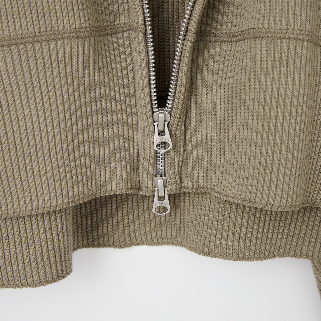 Americana [アメリカーナ] ヴィンテージリブ クロップドブルゾン [BRF-790A] ｸﾞﾚｰｼﾞｭ