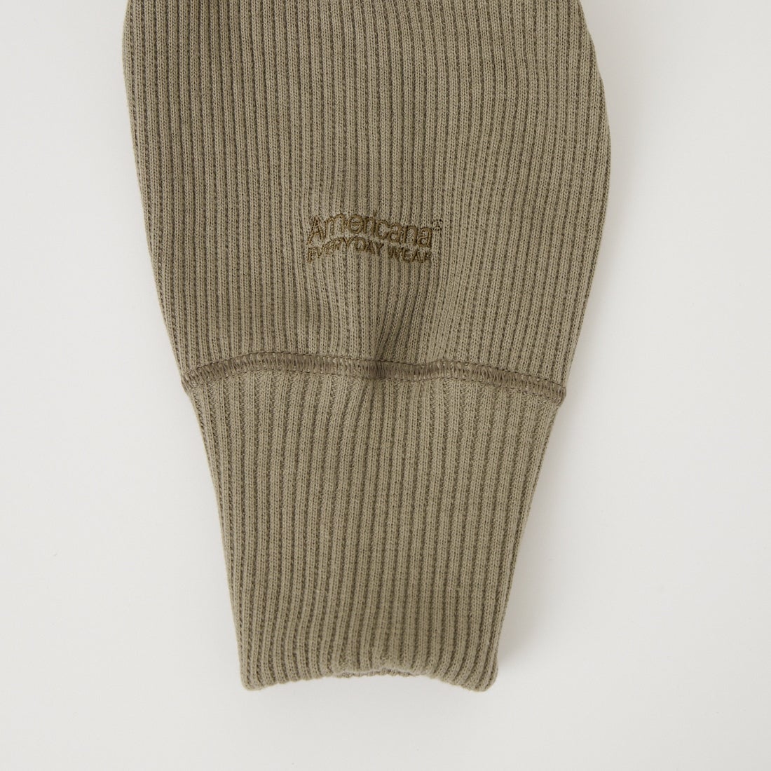 Americana [アメリカーナ] ヴィンテージリブ クロップドブルゾン [BRF-790A] ｸﾞﾚｰｼﾞｭ