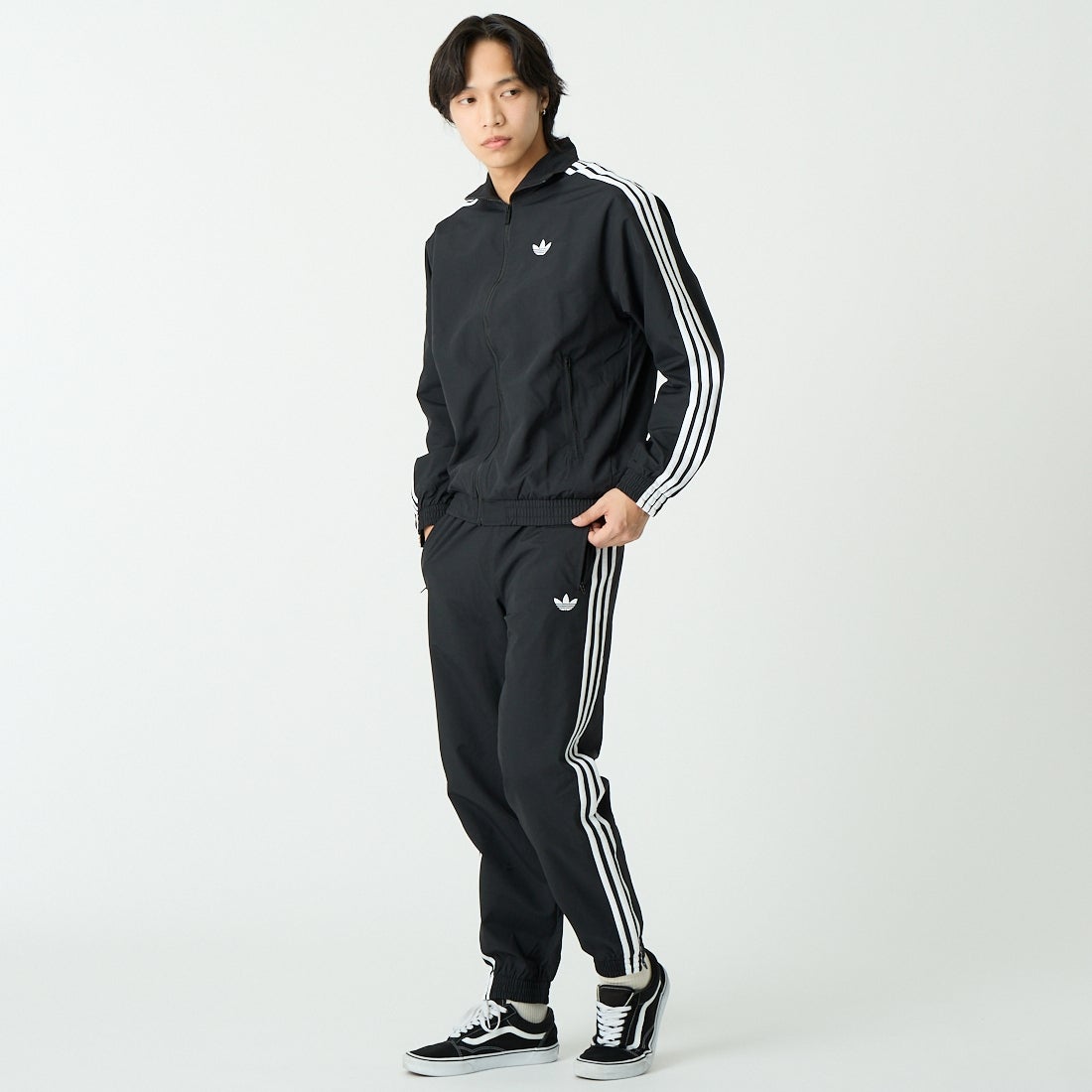 adidas Originals [アディダス オリジナルス] ファイアーバード ウーブントラックトップ [WU458] KE1366 &&モデル身長：179cm 着用サイズ：M&&