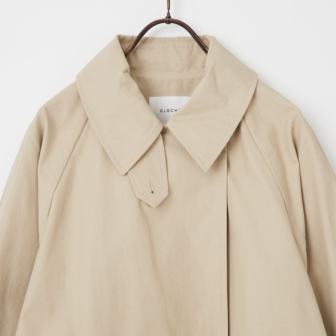 CLOCHE [クロシェ] ミドル丈トレンチコート [61284504] ﾍﾞｰｼﾞｭ