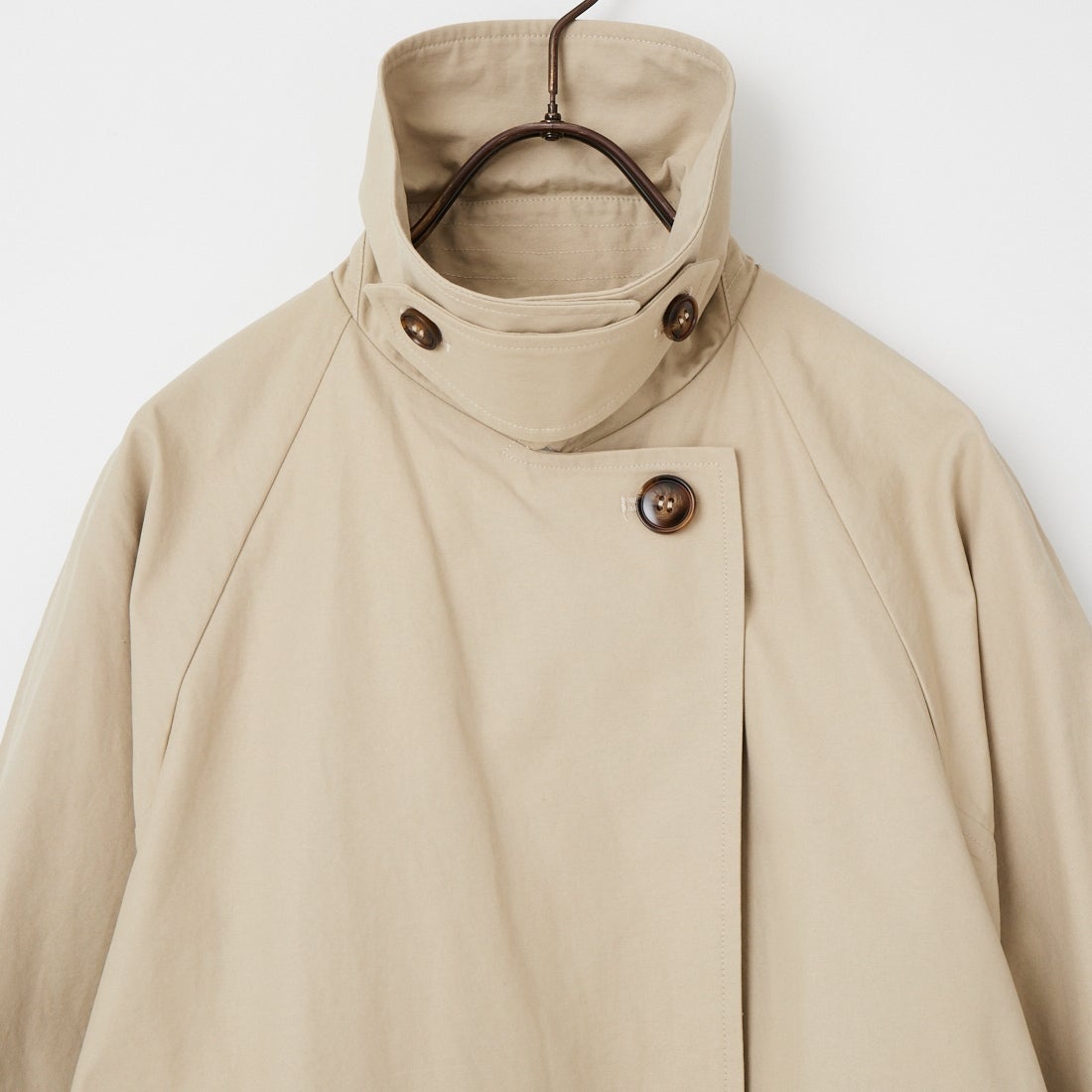 CLOCHE [クロシェ] ミドル丈トレンチコート [61284504] ﾍﾞｰｼﾞｭ