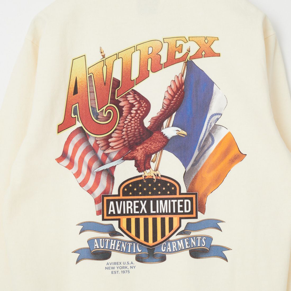 AVIREX [アヴィレックス] イーグルロングスリーブTシャツ [7836130003] 033 OFF WH