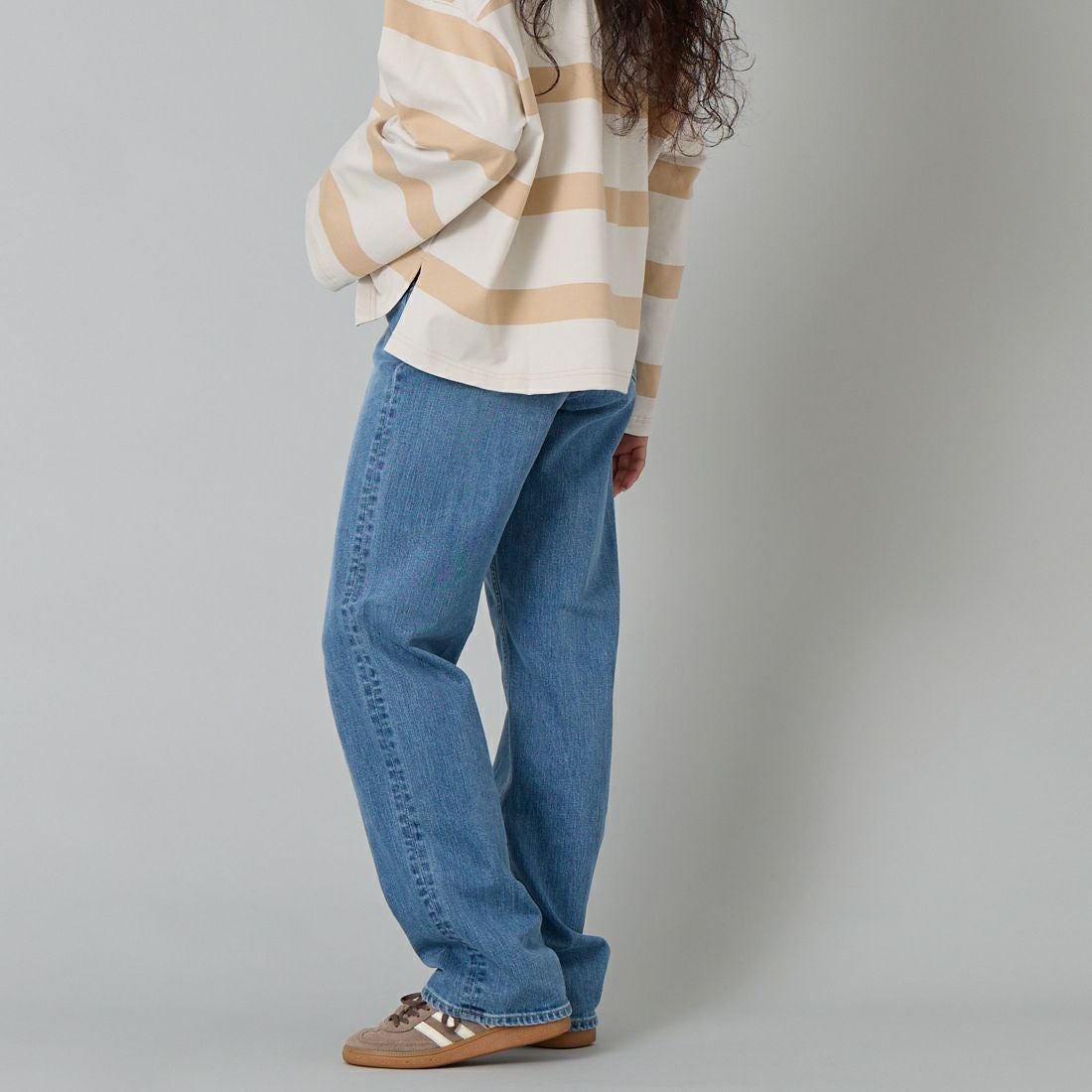 YANUK [ヤヌーク] ボーイズストレート LEA/レア [57151231] MSX &&モデル身長：162cm 着用サイズ：24&&