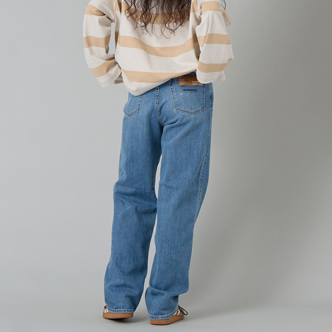 YANUK [ヤヌーク] ボーイズストレート LEA/レア [57151231] MSX &&モデル身長：162cm 着用サイズ：24&&