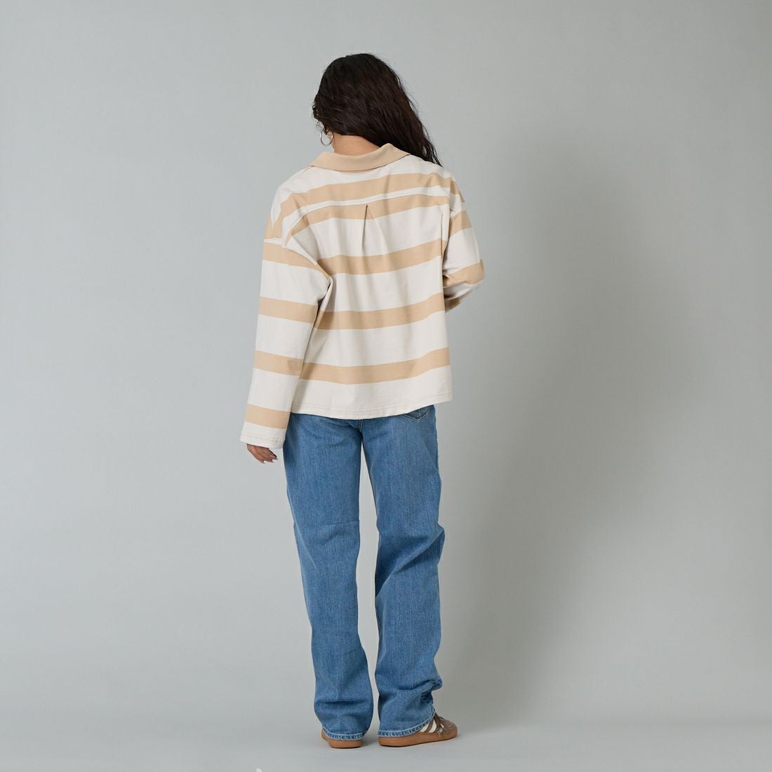 YANUK [ヤヌーク] ボーイズストレート LEA/レア [57151231] MSX &&モデル身長：162cm 着用サイズ：24&&