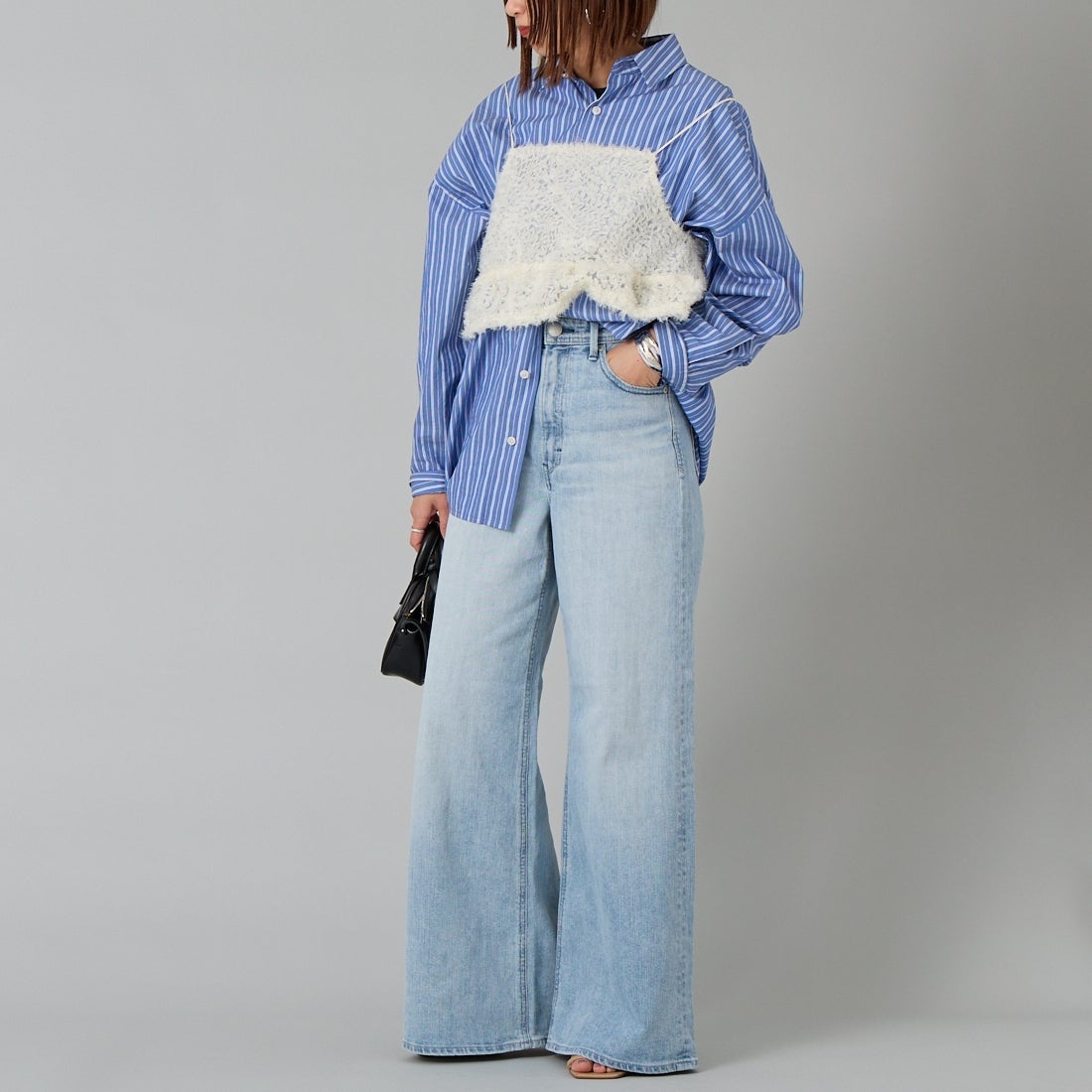 YANUK [ヤヌーク] ワイドフレアデニム [57161382]｜ジーンズ