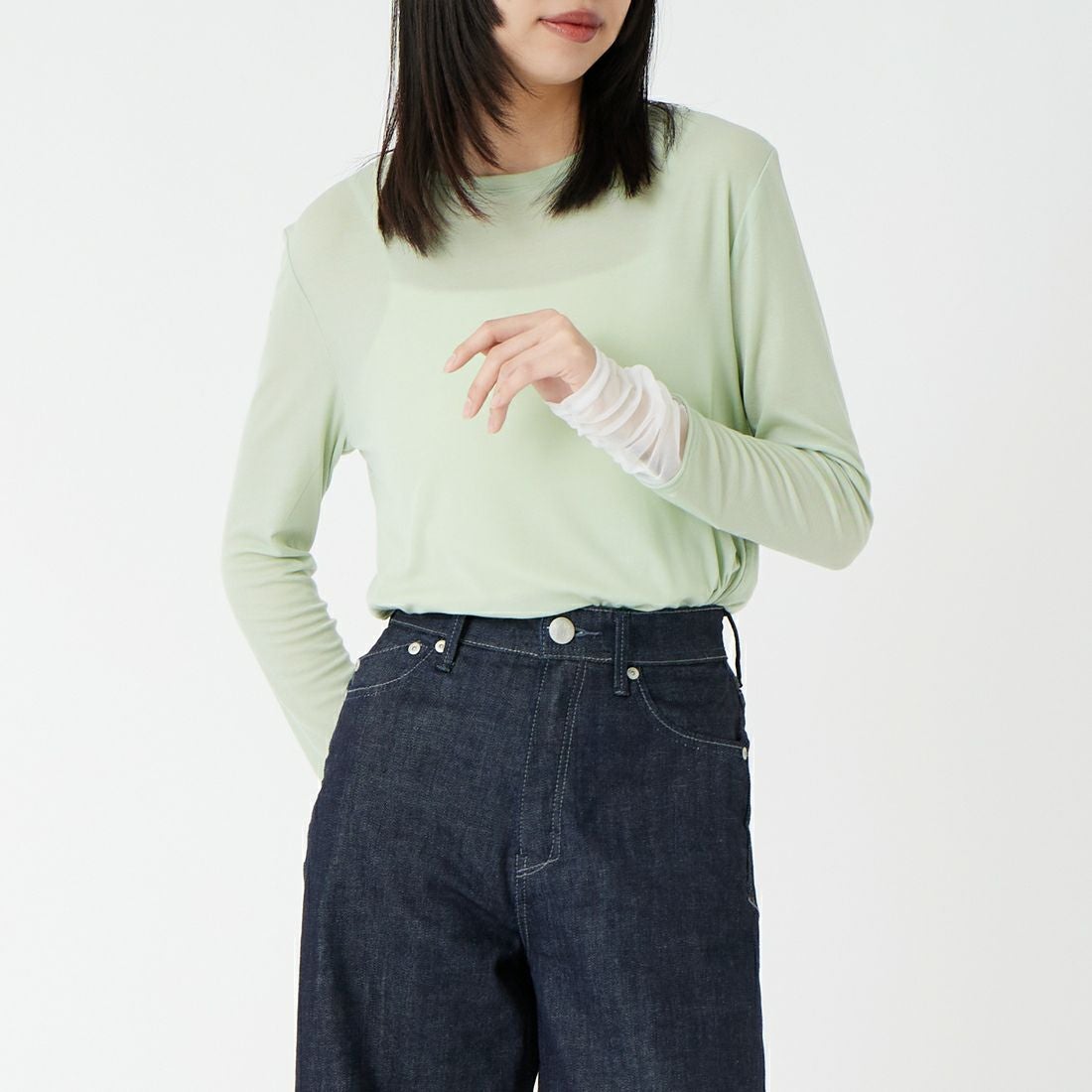 061 ﾐﾝﾄｸﾞﾘ&&モデル身長：162cm 着用サイズ：F&&