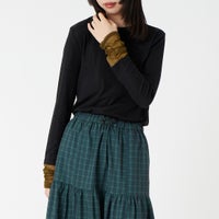 004 ﾌﾞﾗｯｸ&&モデル身長：162cm 着用サイズ：F&&