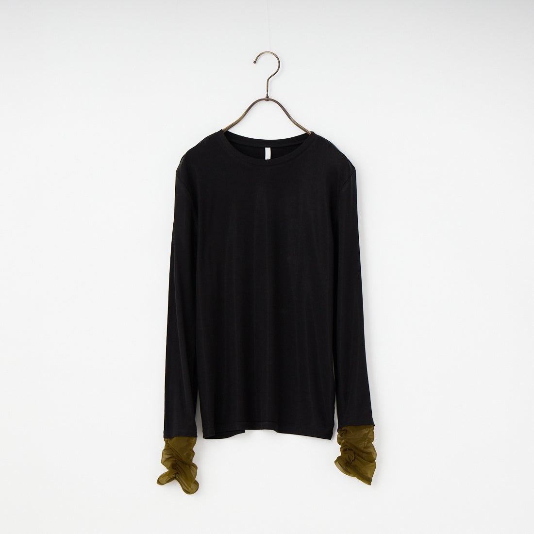 DIGNITE COLLIER [ディニテコリエ] 袖シャーリングプルオーバー [80267005] 004 ﾌﾞﾗｯｸ