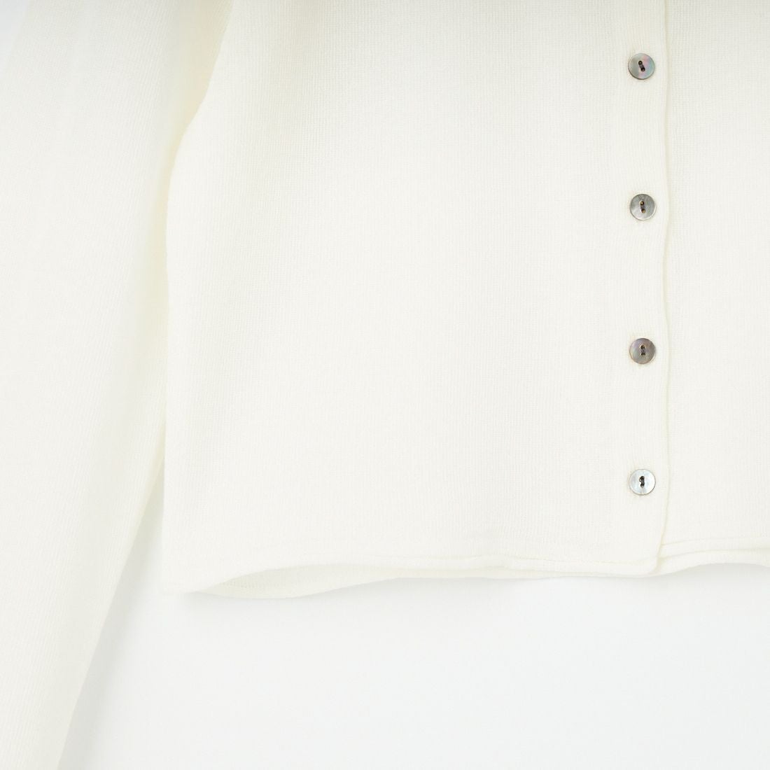 USINE [ユジーヌ] 抗ピリング コンパクトニットカーディガン [11267829] 031 ｵﾌﾎﾜｲﾄ