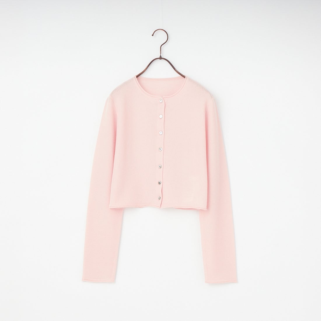 USINE [ユジーヌ] 抗ピリング コンパクトニットカーディガン [11267829] 013 ﾋﾟﾝｸ