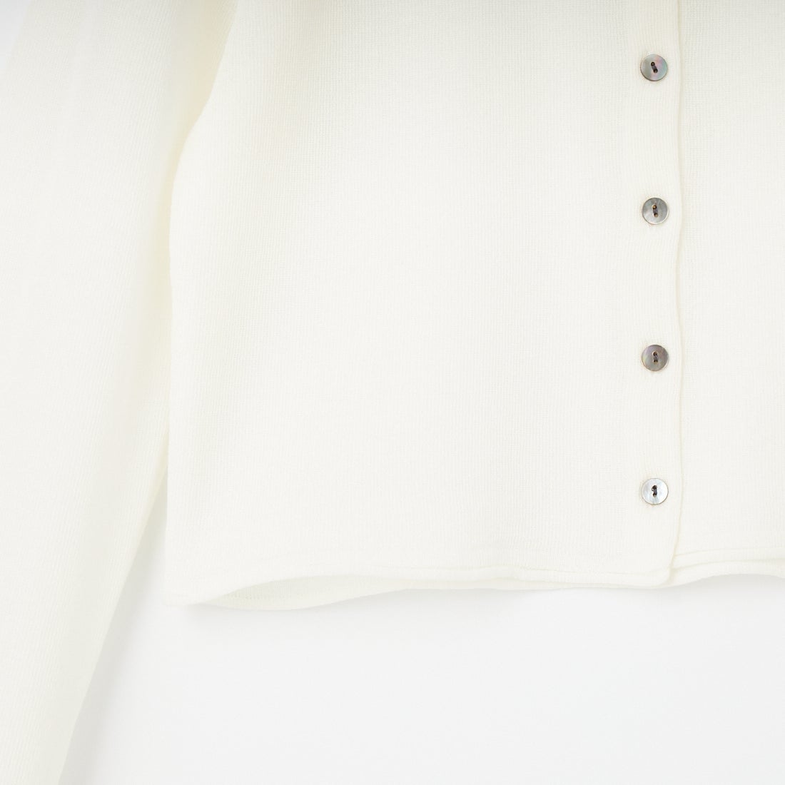 USINE [ユジーヌ] 抗ピリング コンパクトニットカーディガン [11267829] 031 ｵﾌﾎﾜｲﾄ