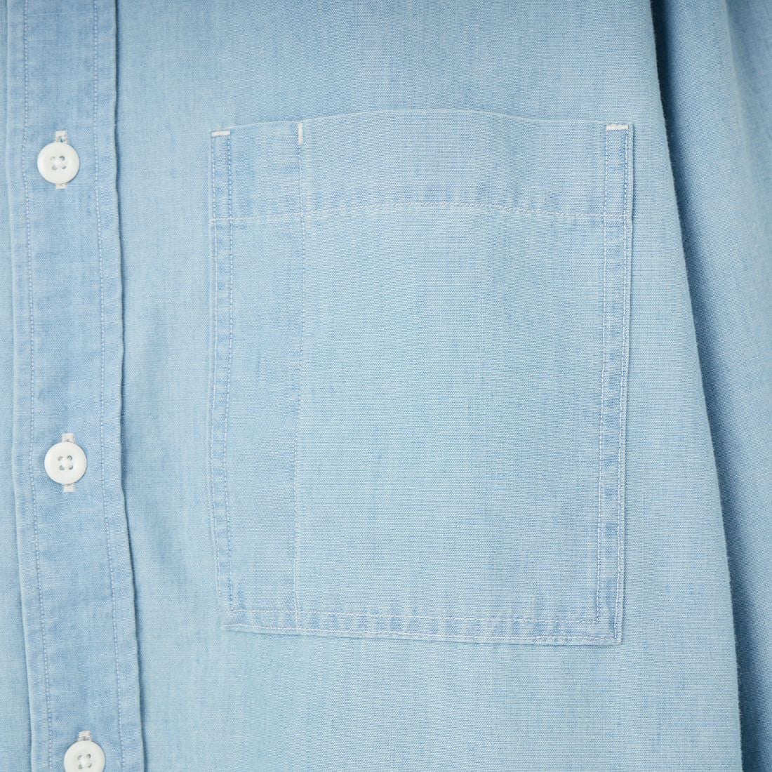 THE NORTH FACE PURPLE LABEL [ザ ノースフェイス パープルレーベル] レギュラーカラー シャンブレーフィールドシャツ [N25FG061] IB INDIGO