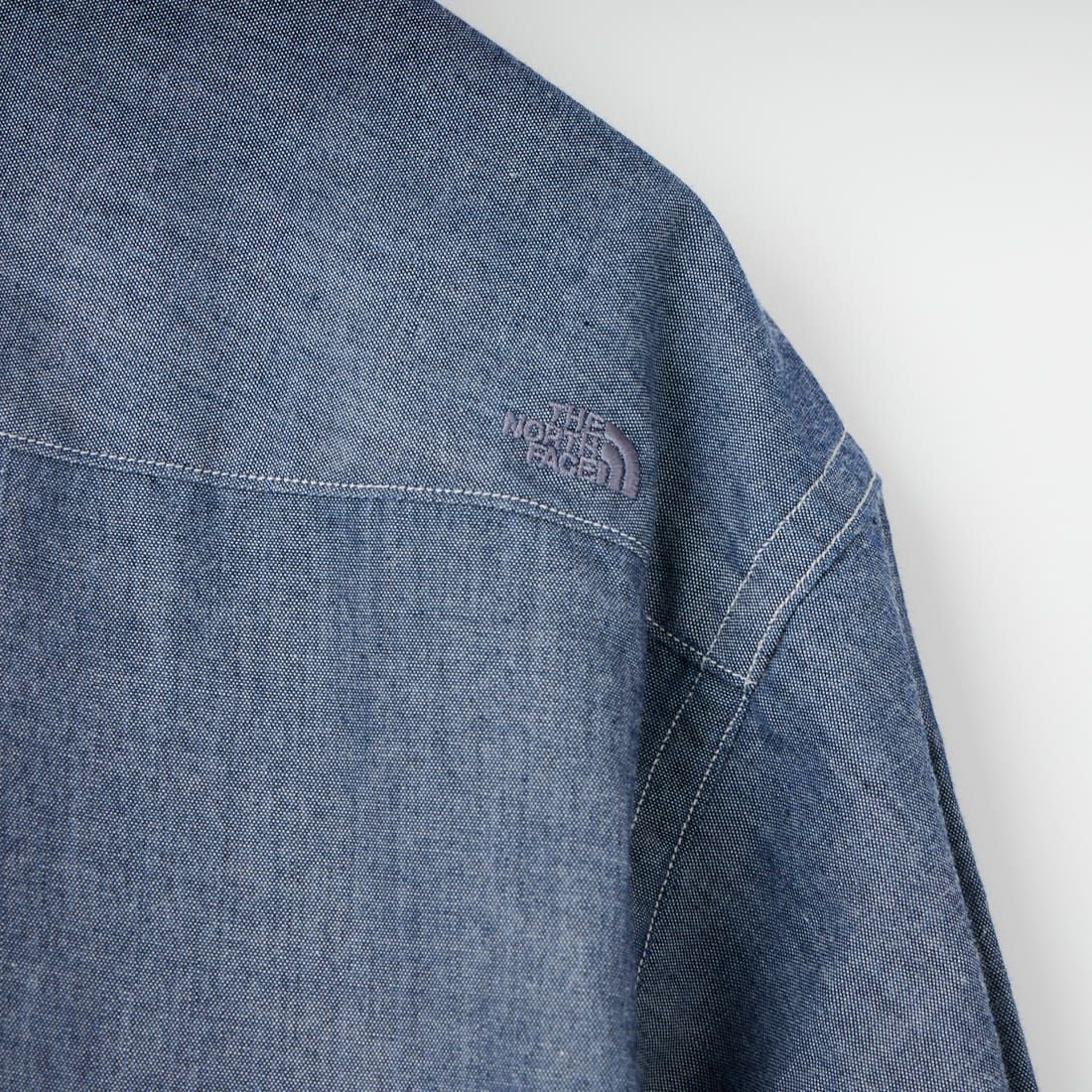 THE NORTH FACE PURPLE LABEL [ザ ノースフェイス パープルレーベル] レギュラーカラー シャンブレーフィールドシャツ [N25FG061] ID INDIGO