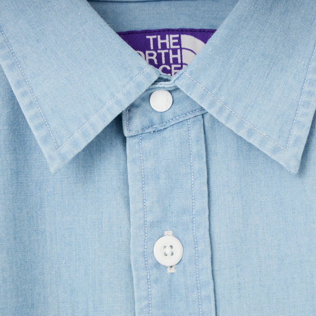 THE NORTH FACE PURPLE LABEL [ザ ノースフェイス パープルレーベル] レギュラーカラー シャンブレーフィールドシャツ [N25FG061] IB INDIGO