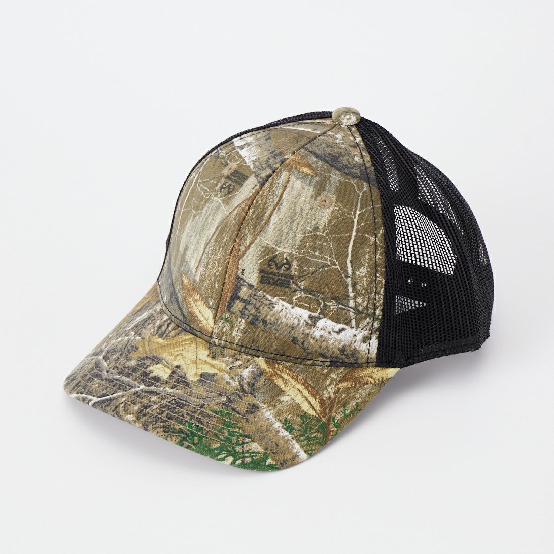 RUSSELL OUTDOORS [ラッセルアウトドア] カモ柄 スナップバックトラッカーキャップ [TRUCKER-CAP] DEEP BLACK