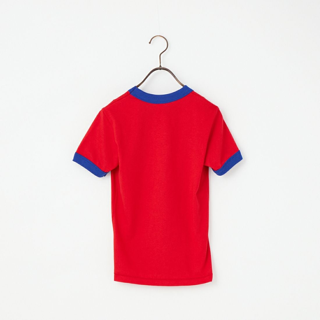 LOS ANGELES APPAREL [ロサンゼルスアパレル] ポリコットンリンガーTシャツ [RINGERS-WOMENS-TEE] RED/ROYAL