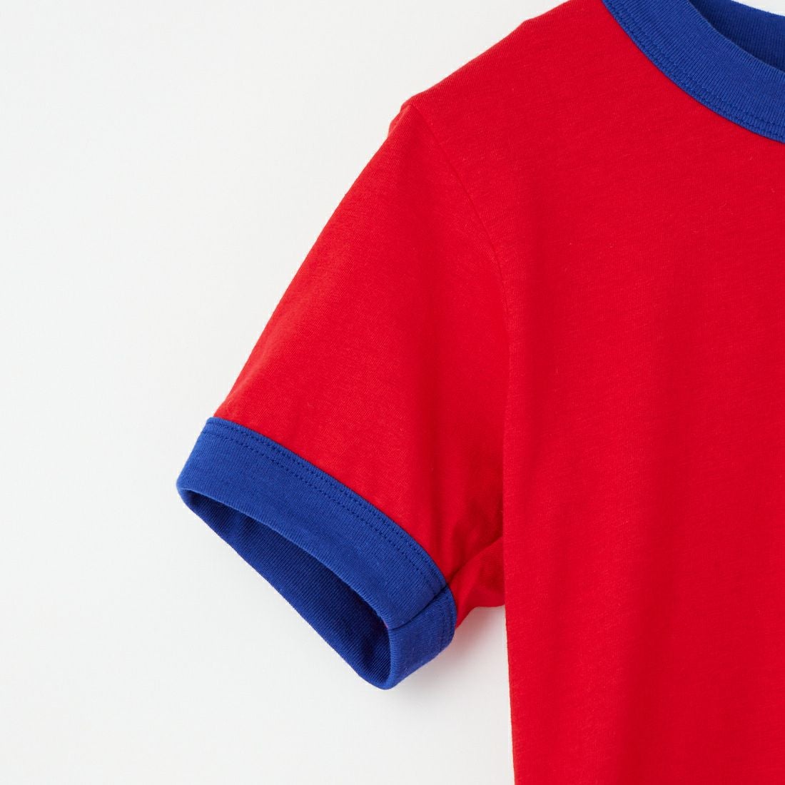 LOS ANGELES APPAREL [ロサンゼルスアパレル] ポリコットンリンガーTシャツ [RINGERS-WOMENS-TEE] RED/ROYAL