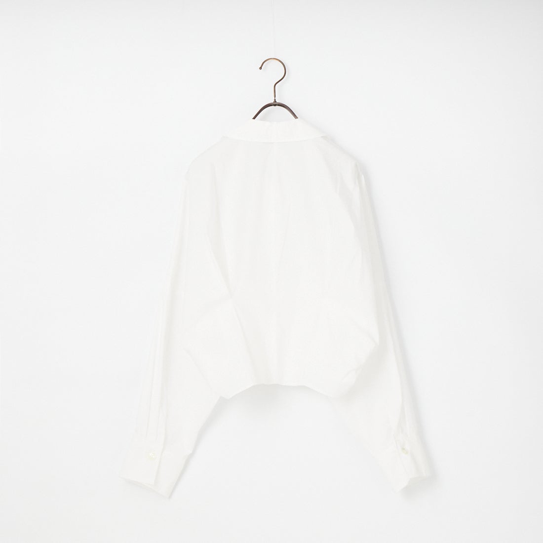 mizuiro ind [ミズイロインド] コクーンショートシャツ [1-230164] 11 OFF WHI